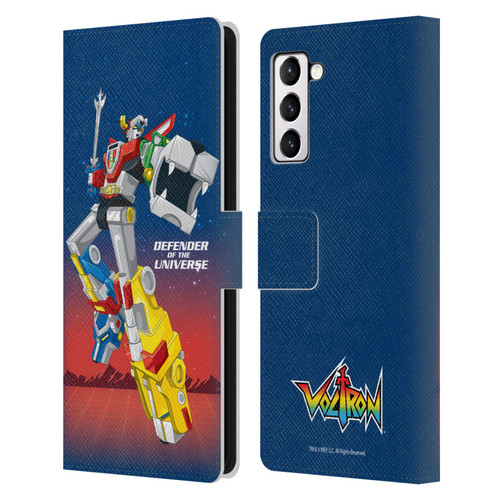 Voltron Graphics Defender Of Universe Gradient Leather Book Wallet Case Cover For Samsung Galaxy S21+ 5G