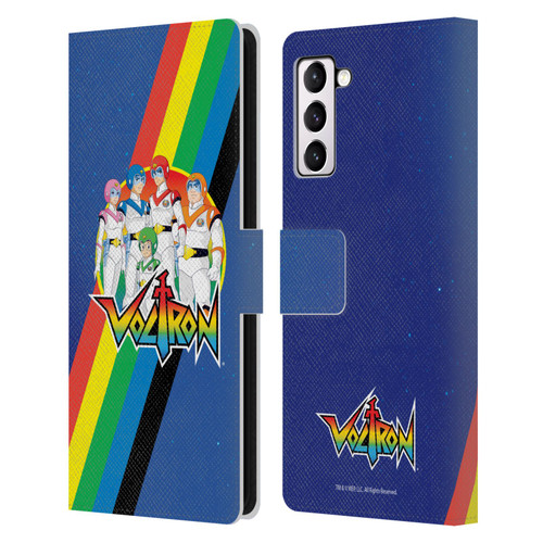 Voltron Graphics Group Leather Book Wallet Case Cover For Samsung Galaxy S21+ 5G