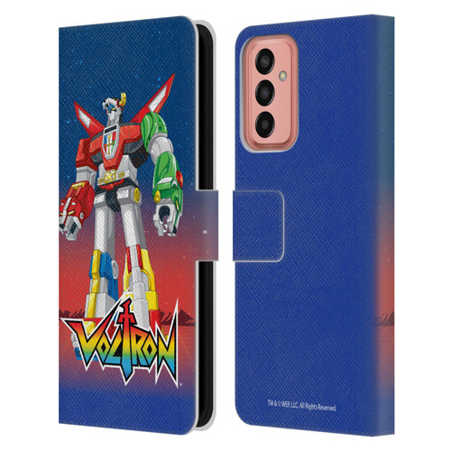 Voltron Graphics Robot Leather Book Wallet Case Cover For Samsung Galaxy M13 (2022)