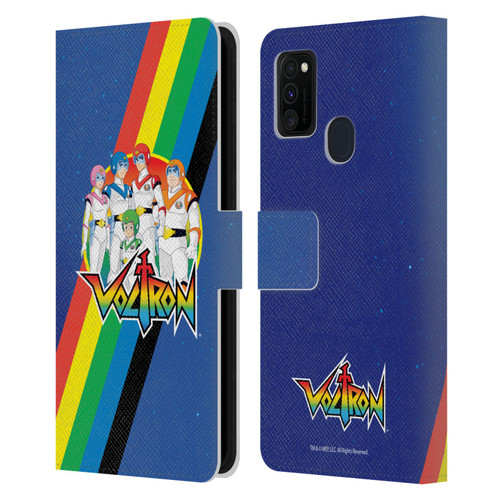 Voltron Graphics Group Leather Book Wallet Case Cover For Samsung Galaxy M30s (2019)/M21 (2020)