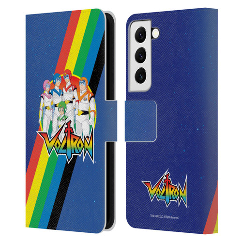 Voltron Graphics Group Leather Book Wallet Case Cover For Samsung Galaxy S22 5G