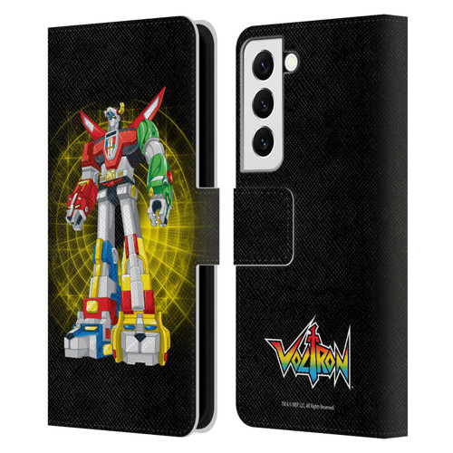 Voltron Graphics Robot Sphere Leather Book Wallet Case Cover For Samsung Galaxy S22 5G