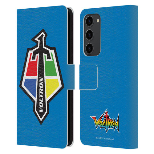 Voltron Graphics Badge Logo Leather Book Wallet Case Cover For Samsung Galaxy S23+ 5G