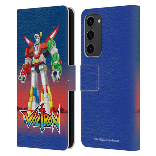 Voltron Graphics Robot Leather Book Wallet Case Cover For Samsung Galaxy S23+ 5G