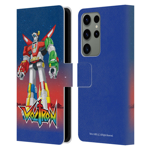 Voltron Graphics Robot Leather Book Wallet Case Cover For Samsung Galaxy S23 Ultra 5G