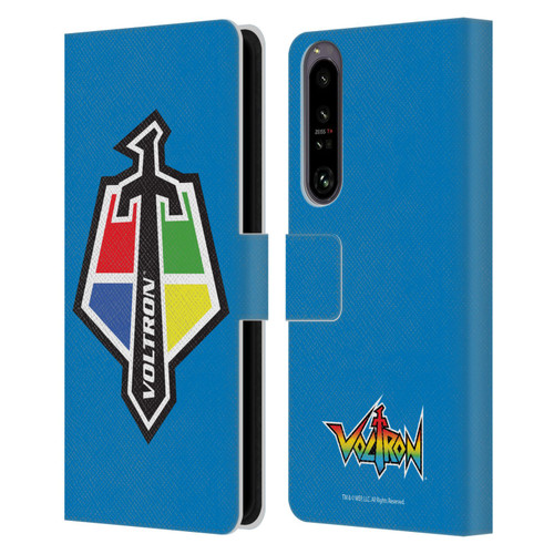 Voltron Graphics Badge Logo Leather Book Wallet Case Cover For Sony Xperia 1 IV