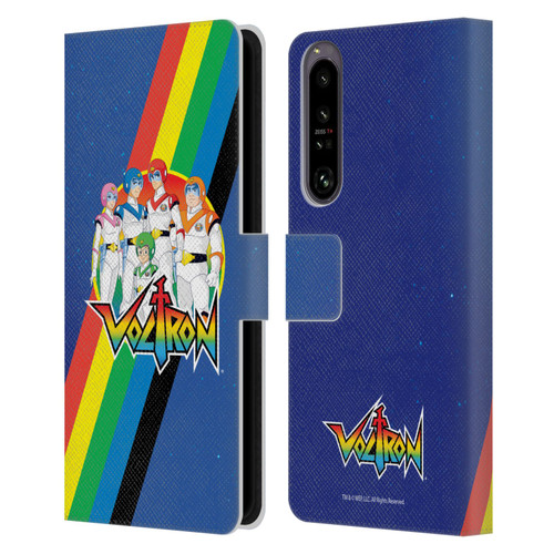 Voltron Graphics Group Leather Book Wallet Case Cover For Sony Xperia 1 IV