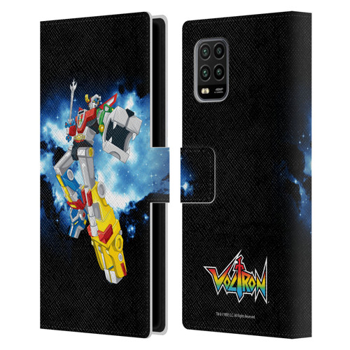 Voltron Graphics Galaxy Nebula Robot Leather Book Wallet Case Cover For Xiaomi Mi 10 Lite 5G