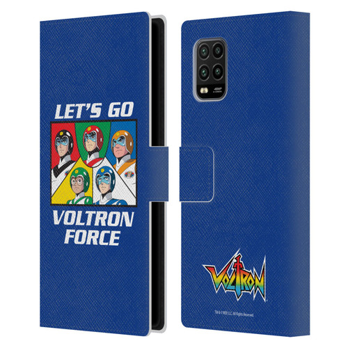 Voltron Graphics Go Voltron Force Leather Book Wallet Case Cover For Xiaomi Mi 10 Lite 5G