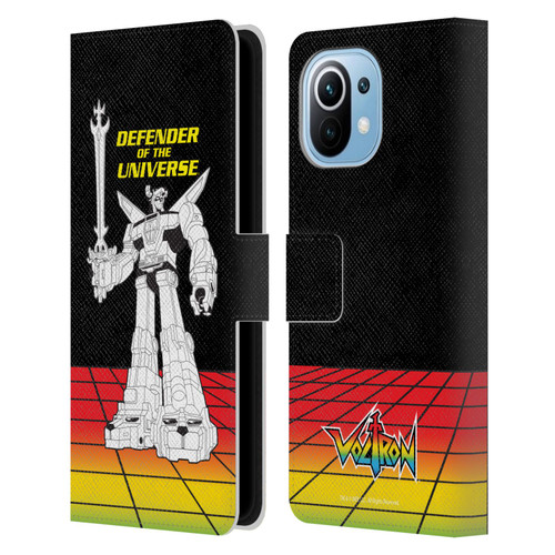 Voltron Graphics Defender Universe Retro Leather Book Wallet Case Cover For Xiaomi Mi 11