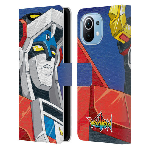 Voltron Graphics Head Leather Book Wallet Case Cover For Xiaomi Mi 11