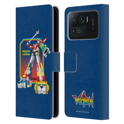 Voltron Graphics Defender Of Universe Plain Leather Book Wallet Case Cover For Xiaomi Mi 11 Ultra