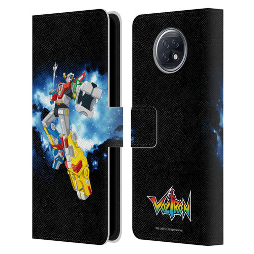 Voltron Graphics Galaxy Nebula Robot Leather Book Wallet Case Cover For Xiaomi Redmi Note 9T 5G