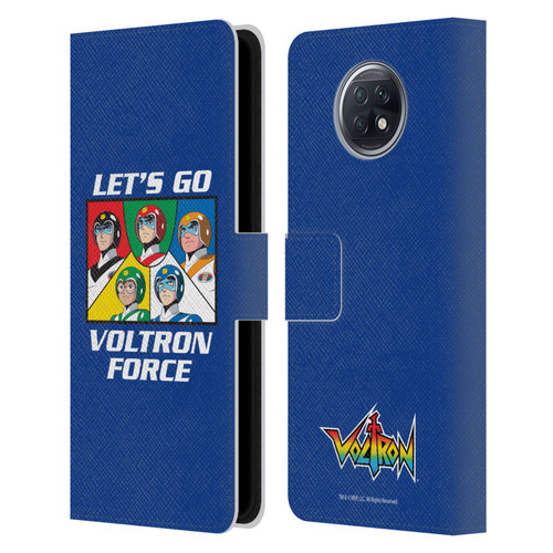 Voltron Graphics Go Voltron Force Leather Book Wallet Case Cover For Xiaomi Redmi Note 9T 5G