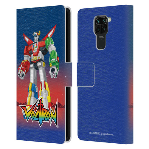 Voltron Graphics Robot Leather Book Wallet Case Cover For Xiaomi Redmi Note 9 / Redmi 10X 4G