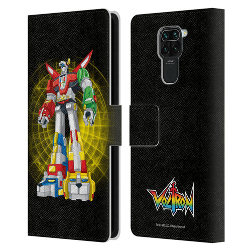 Voltron Graphics Robot Sphere Leather Book Wallet Case Cover For Xiaomi Redmi Note 9 / Redmi 10X 4G