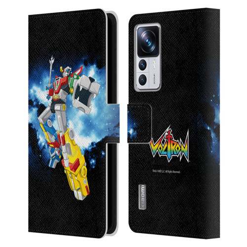 Voltron Graphics Galaxy Nebula Robot Leather Book Wallet Case Cover For Xiaomi 12T Pro