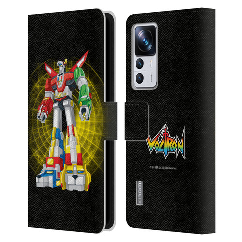 Voltron Graphics Robot Sphere Leather Book Wallet Case Cover For Xiaomi 12T Pro