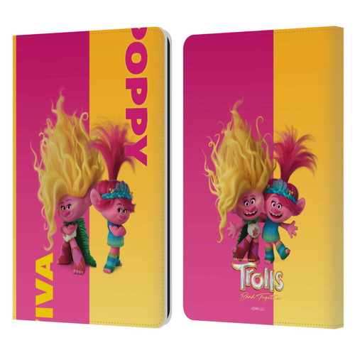 Trolls 3: Band Together Art Half Leather Book Wallet Case Cover For Amazon Kindle Paperwhite 1 / 2 / 3