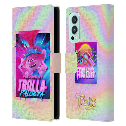 Trolls 3: Band Together Art Trolla-Palooza Leather Book Wallet Case Cover For OnePlus Nord 2 5G