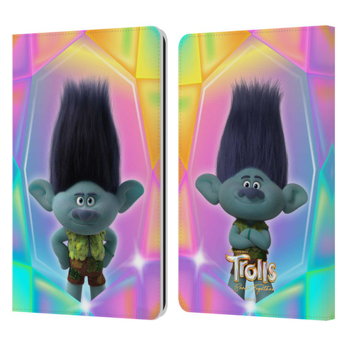 Trolls 3: Band Together Graphics Branch Leather Book Wallet Case Cover For Amazon Kindle Paperwhite 1 / 2 / 3