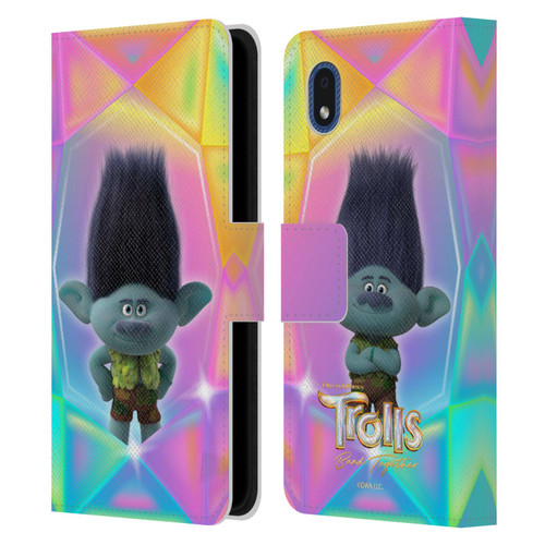 Trolls 3: Band Together Graphics Branch Leather Book Wallet Case Cover For Samsung Galaxy A01 Core (2020)
