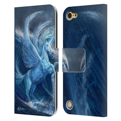 Anthony Christou Art Water Pegasus Leather Book Wallet Case Cover For Apple iPod Touch 5G 5th Gen