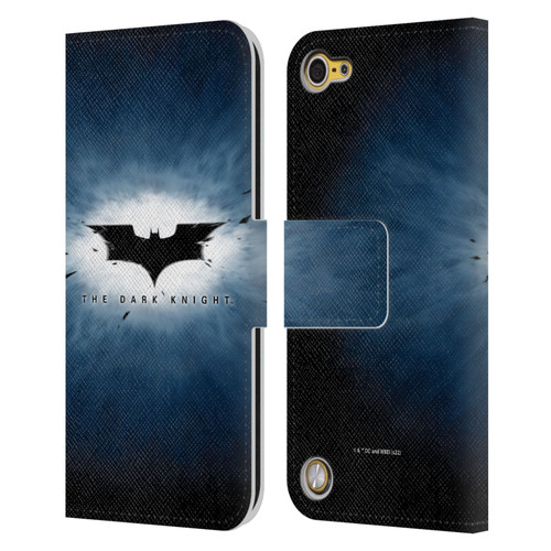 The Dark Knight Graphics Logo Leather Book Wallet Case Cover For Apple iPod Touch 5G 5th Gen