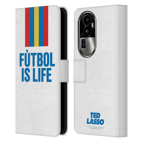 Ted Lasso Season 1 Graphics Futbol Is Life Leather Book Wallet Case Cover For OPPO Reno10 Pro+