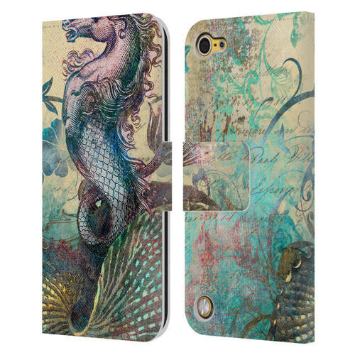 Aimee Stewart Fantasy The Seahorse Leather Book Wallet Case Cover For Apple iPod Touch 5G 5th Gen