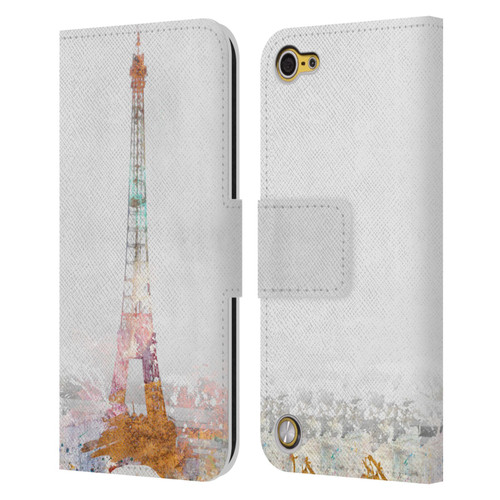 Aimee Stewart Landscapes Paris Color Splash Leather Book Wallet Case Cover For Apple iPod Touch 5G 5th Gen