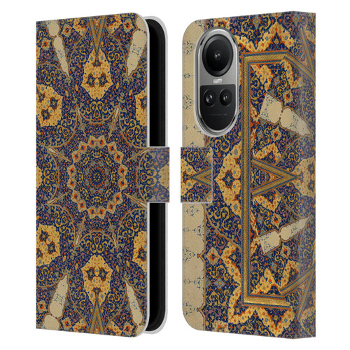 Aimee Stewart Mandala Ancient Script Leather Book Wallet Case Cover For OPPO Reno10 5G / Reno10 Pro 5G