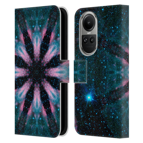 Aimee Stewart Mandala Galactic Leather Book Wallet Case Cover For OPPO Reno10 5G / Reno10 Pro 5G