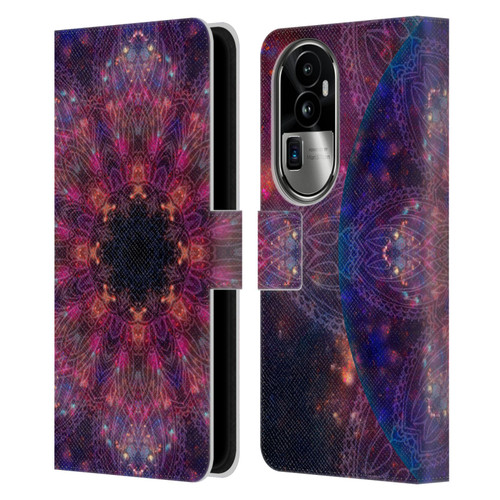 Aimee Stewart Mandala Galactic 2 Leather Book Wallet Case Cover For OPPO Reno10 Pro+
