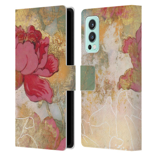 Aimee Stewart Smokey Floral Midsummer Leather Book Wallet Case Cover For OnePlus Nord 2 5G