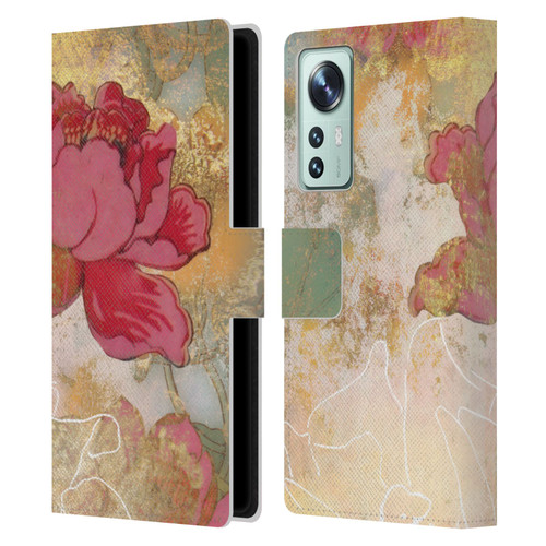Aimee Stewart Smokey Floral Midsummer Leather Book Wallet Case Cover For Xiaomi 12