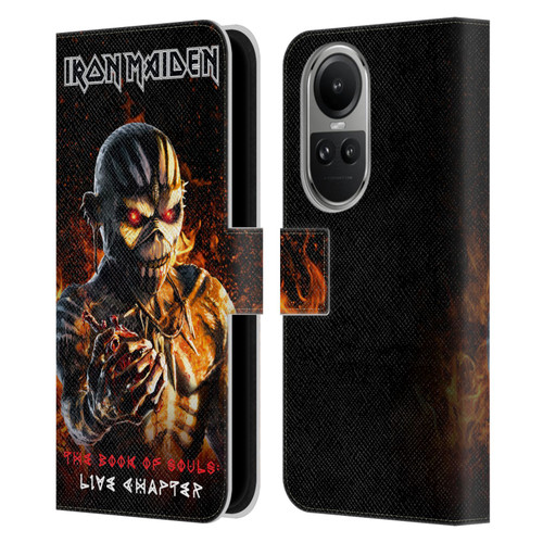 Iron Maiden Tours TBOS Live Chapter Leather Book Wallet Case Cover For OPPO Reno10 5G / Reno10 Pro 5G