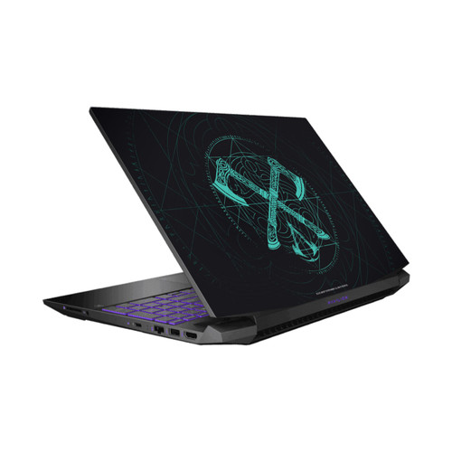 Assassin's Creed Valhalla Compositions Dual Axes Vinyl Sticker Skin Decal Cover for HP Pavilion 15.6" 15-dk0047TX