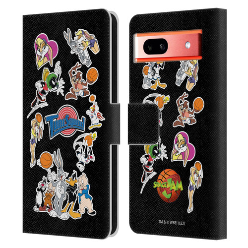 Space Jam (1996) Graphics Tune Squad Leather Book Wallet Case Cover For Google Pixel 7a