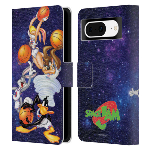 Space Jam (1996) Graphics Poster Leather Book Wallet Case Cover For Google Pixel 8