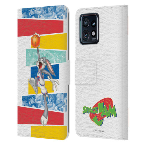 Space Jam (1996) Graphics Bugs Bunny Leather Book Wallet Case Cover For Motorola Moto Edge 40 Pro