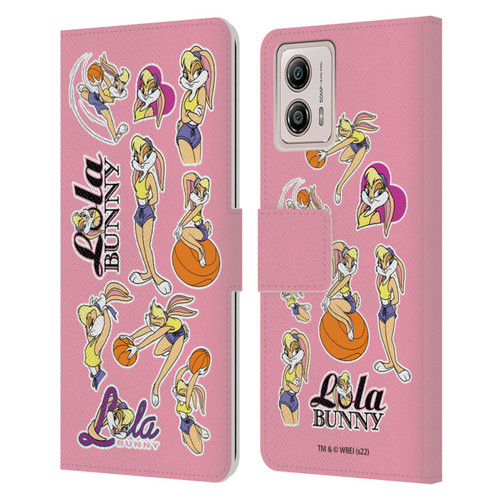 Space Jam (1996) Graphics Lola Bunny Leather Book Wallet Case Cover For Motorola Moto G53 5G