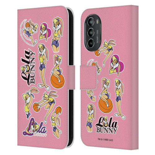 Space Jam (1996) Graphics Lola Bunny Leather Book Wallet Case Cover For Motorola Moto G82 5G