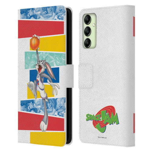 Space Jam (1996) Graphics Bugs Bunny Leather Book Wallet Case Cover For Samsung Galaxy A14 5G