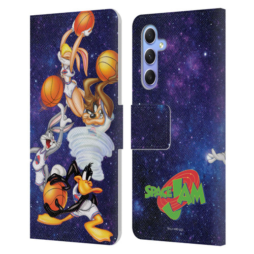 Space Jam (1996) Graphics Poster Leather Book Wallet Case Cover For Samsung Galaxy A34 5G