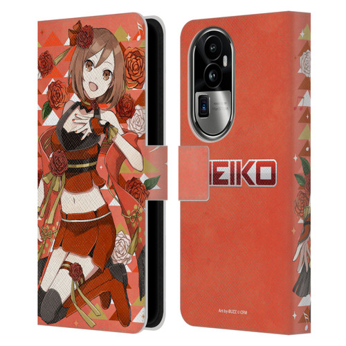 Hatsune Miku Characters Meiko Leather Book Wallet Case Cover For OPPO Reno10 Pro+