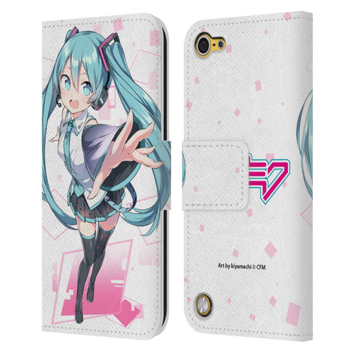 Hatsune Miku Graphics Cute Leather Book Wallet Case Cover For Apple iPod Touch 5G 5th Gen