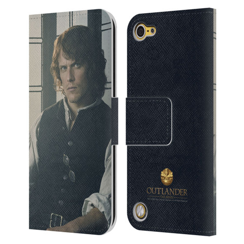 Outlander Characters Jamie Fraser Leather Book Wallet Case Cover For Apple iPod Touch 5G 5th Gen