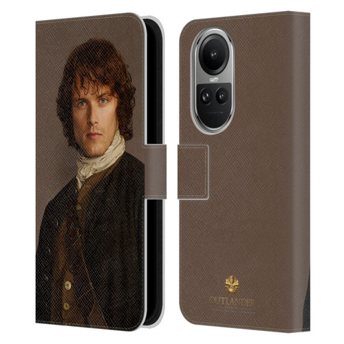 Outlander Characters Jamie Traditional Leather Book Wallet Case Cover For OPPO Reno10 5G / Reno10 Pro 5G