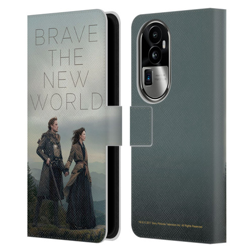 Outlander Season 4 Art Brave The New World Leather Book Wallet Case Cover For OPPO Reno10 Pro+